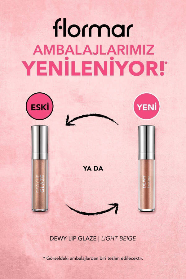 Besleyici Dudak Parlatıcısı - Dewy Lip Glaze - 002 Açık Bej - 8682536068031 - 10