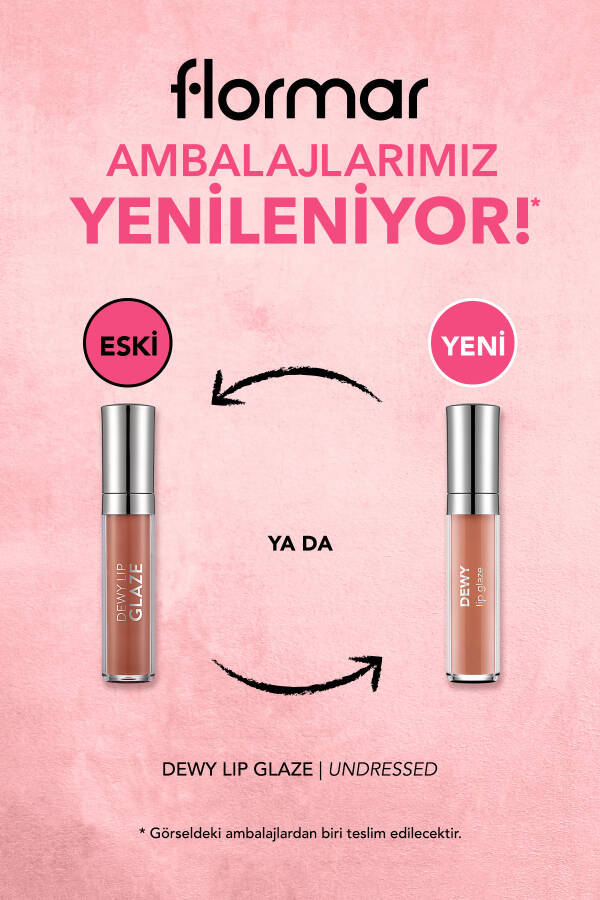 Besleyici Dudak Parlatıcısı - Dewy Lip Glaze - 004 Undressed-8682536068079 - 35