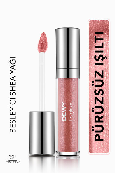 Besleyici Dudak Parlatıcısı - Dewy Lip Glaze - 021 Shine Today!-8682536069380 - 33