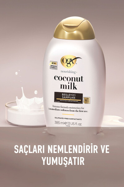 Besleyici Hindistan Cevizi Sütü Sülfatsız Şampuan 385 ml - 4