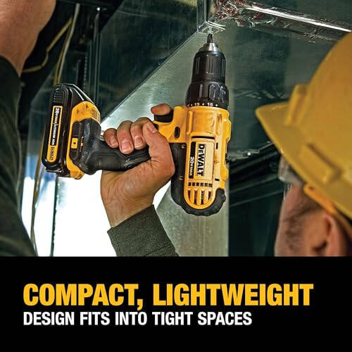 Беспроводной дрель/шуруповерт DEWALT 20V Max, в комплекте 2 аккумулятора и зарядное устройство (DCD771C2) - 5