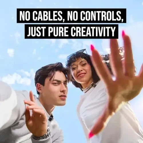 Беспроводной микрофон RØDE Wireless Micro — компактный беспроводной микрофон с двумя микрофонами и зарядным кейсом для создания контента на смартфоне — Lightning, черный - 6