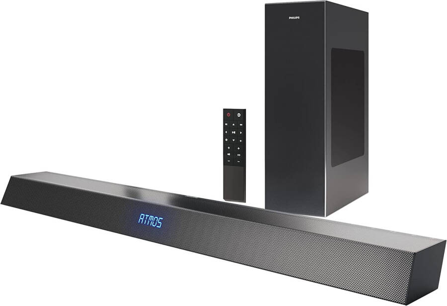 Беспроводной сабвуфер Philips Soundbar, Dolby Atmos DTS Play-Fi, поддержка AirPlay 2 и BT TAB8405 - 1