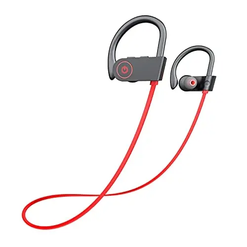 Беспроводные Bluetooth-наушники Boean Bluetooth 5.3 для бега, водонепроницаемые наушники IPX7 с 16 часами воспроизведения, стереозвук с шумоизоляцией, гарнитура для тренировок и фитнеса - BOEAN