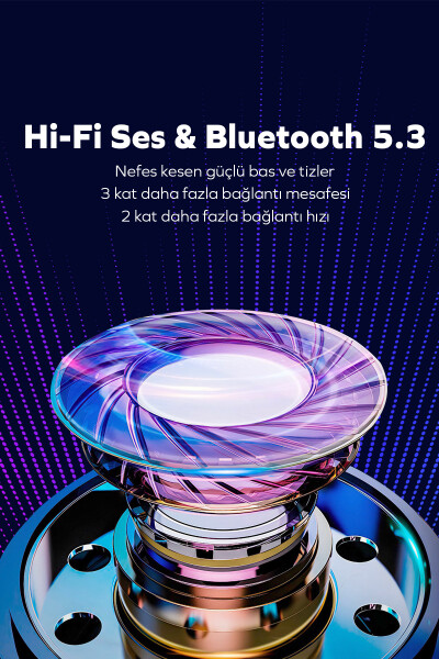 Беспроводные Bluetooth-наушники by Deji Pro с LED-дисплеем, HiFi, HD 4 микрофона, ENC, глубокие басы - 9