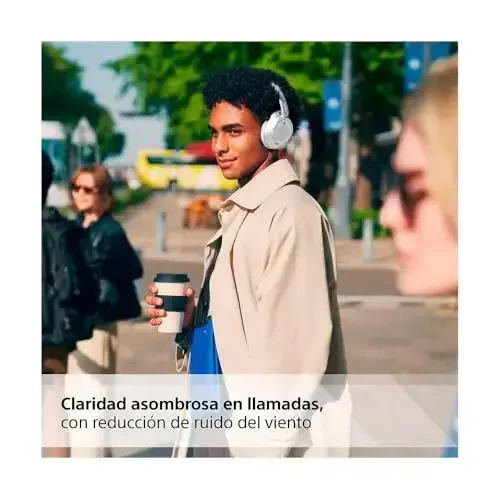 Беспроводные Bluetooth-наушники с шумоподавлением Sony WH-CH720NW - Встроенный микрофон - до 35 часов автономной работы и быстрая зарядка - матовый белый - 5