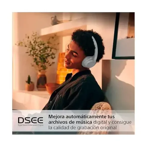 Беспроводные Bluetooth-наушники с шумоподавлением Sony WH-CH720NW - Встроенный микрофон - до 35 часов автономной работы и быстрая зарядка - матовый белый - 6