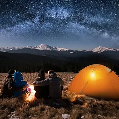 Bessport Camping Tent 1/2 Person Tent Waterproof Two Doors Backpacking Tent Easy Setup Lightweight for Outdoor, Hiking Mountaineering Travel - 6