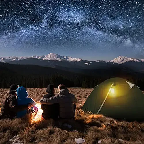 Bessport Camping Tent 1/2/3/4 Person Tent Waterproof Two Doors Backpacking Tent Easy Setup Lightweight for Outdoor, Hiking Mountaineering Travel - 7