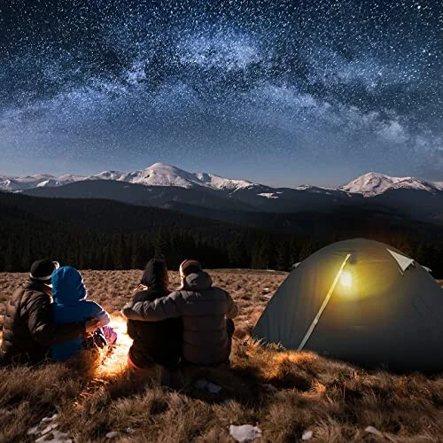 Bessport Camping Tent 1/2/3/4 Person Tent Waterproof Two Doors Backpacking Tent Easy Setup Lightweight for Outdoor, Hiking Mountaineering Travel - 7