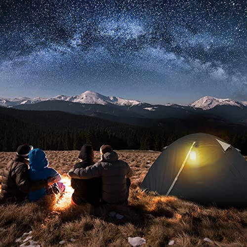 Bessport Camping Tent 1/2 Person Tent Waterproof Two Doors Backpacking Tent Easy Setup Lightweight for Outdoor, Hiking Mountaineering Travel - 14