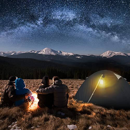 Bessport Camping Tent 1/2 Person Tent Waterproof Two Doors Backpacking Tent Easy Setup Lightweight for Outdoor, Hiking Mountaineering Travel - 7