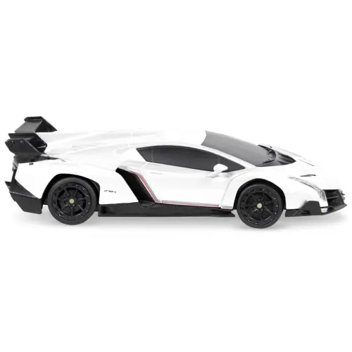 Best Choice Products 1/24 litsenziyalangan RC Lamborghini Veneno Sport poygasi mashinasi 2.4GHz masofadan boshqarish pulti bilan - Oq - 3