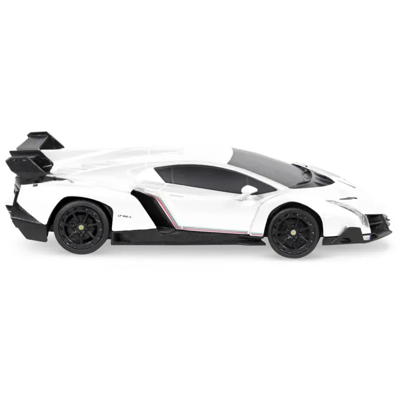 Best Choice Products 1/24 litsenziyalangan RC Lamborghini Veneno Sport poygasi mashinasi 2.4GHz masofadan boshqarish pulti bilan - Oq - 3
