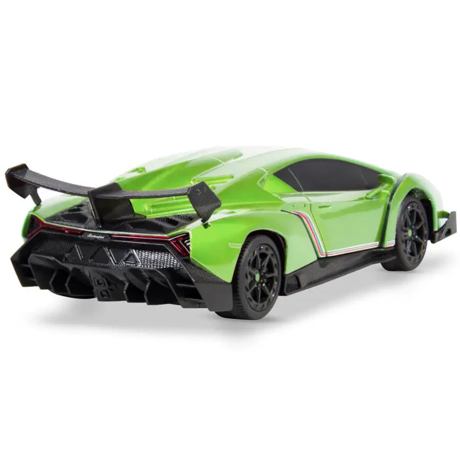 Best Choice Products 1/24 Officially Licensed RC Lamborghini Veneno Sport Racing Car w/ 2.4GHz Remote Control - Lime Green - 2