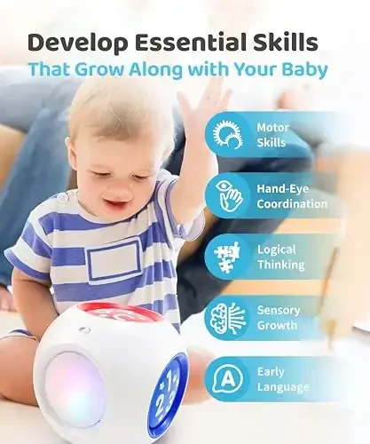 BEST LEARNING Learning Cube - Educational Musical Activity Center Block Toy for Infants Babies Toddlers 6-12 Month and up - Ideal 1 Year Old Baby Toys Gift - First Boy or Girl Birthday Present - 6