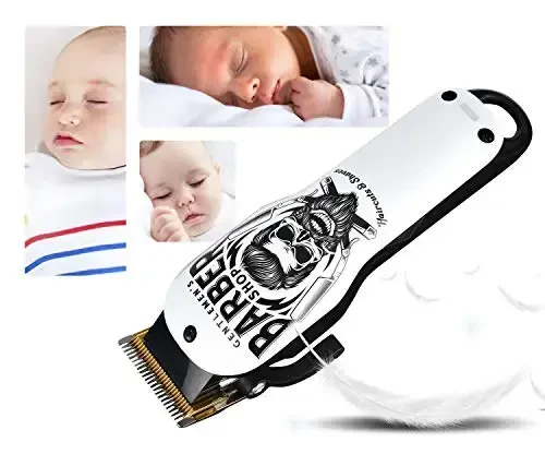 BESTBOMG® Yangilangan Professional Soch Kesish Mashinkalari Simsiz Soch Kesish Soch Kesish To'plami Qayta Zaryadlanuvchi 2000mAh Soch Soqol Trimmeri Soch Kesish Grooming To'plami 6 Yo'naltiruvchi Taraklar bilan & Erkaklar/Ota/Er/Yigit uchun - 6