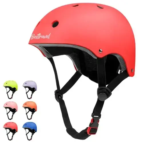 Besttravel bolalar dubulg'asi, yosh bolalar uchun sozlanishi mumkin bo'lgan bolalar 3-8 yoshdagi o'g'il bolalar uchun ko'p sport xavfsizligi - 1