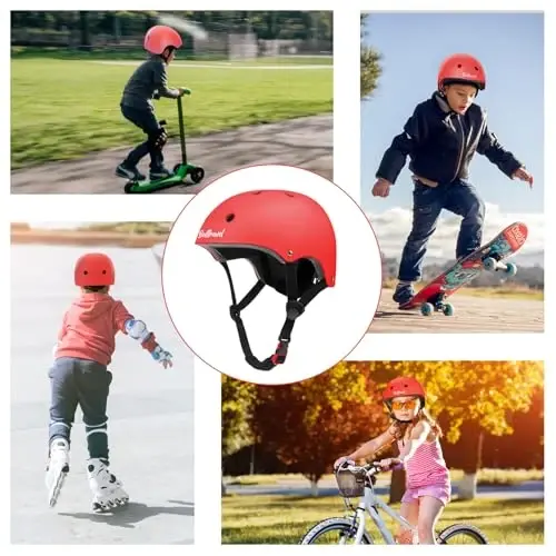 Besttravel bolalar dubulg'asi, yosh bolalar uchun sozlanishi mumkin bo'lgan bolalar 3-8 yoshdagi o'g'il bolalar uchun ko'p sport xavfsizligi - 2