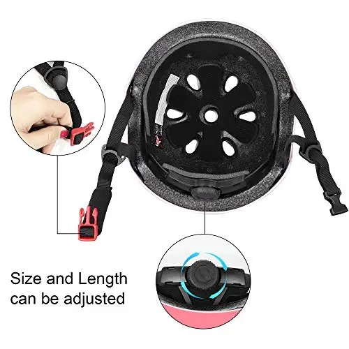 Besttravel Kids Helmet, Toddler Adjustable Kids Ages 3-8 Years Old Boys Girls Multi-Sports Safety - 5