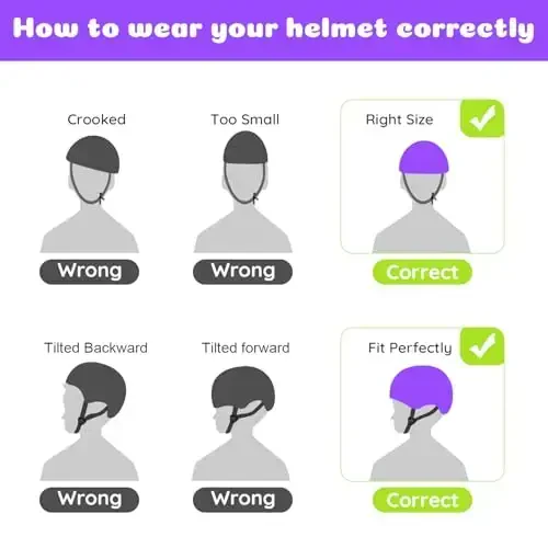 Besttravel Kids Helmet, Toddler Adjustable Kids Ages 3-8 Years Old Boys Girls Multi-Sports Safety - 7