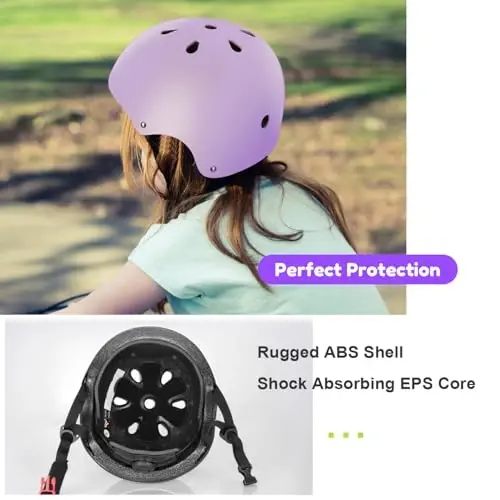 Besttravel Kids Helmet, Toddler Adjustable Kids Ages 3-8 Years Old Boys Girls Multi-Sports Safety - 3