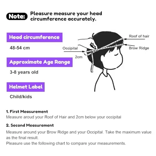 Besttravel Kids Helmet, Toddler Adjustable Kids Ages 3-8 Years Old Boys Girls Multi-Sports Safety - 6