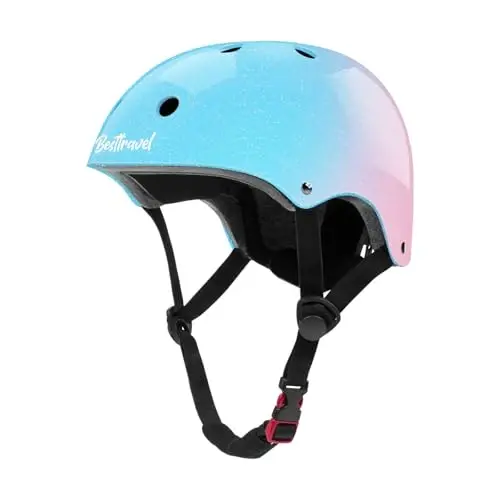 Besttravel Kids Helmet, Toddler Adjustable Kids Ages 3-8 Years Old Boys Girls Multi-Sports Safety - 1