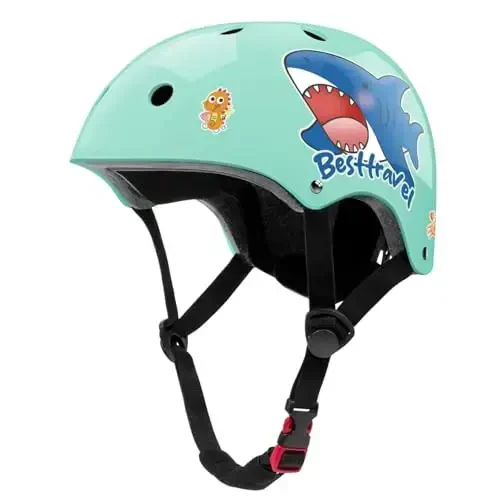 Besttravel Kids Helmet, Toddler Adjustable Kids Ages 3-8 Years Old Boys Girls Multi-Sports Safety - BESTTRAVEL