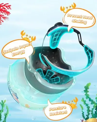 Besttravel Kids Helmet, Toddler Adjustable Kids Ages 3-8 Years Old Boys Girls Multi-Sports Safety - 3