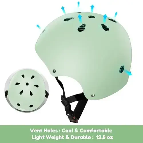 Besttravel Kids Helmet, Toddler Adjustable Kids Ages 3-8 Years Old Boys Girls Multi-Sports Safety - 4