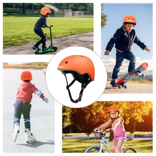 Besttravel Kids Helmet, Toddler Adjustable Kids Ages 3-8 Years Old Boys Girls Multi-Sports Safety - 2