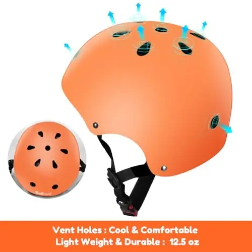 Besttravel Kids Helmet, Toddler Adjustable Kids Ages 3-8 Years Old Boys Girls Multi-Sports Safety - 4