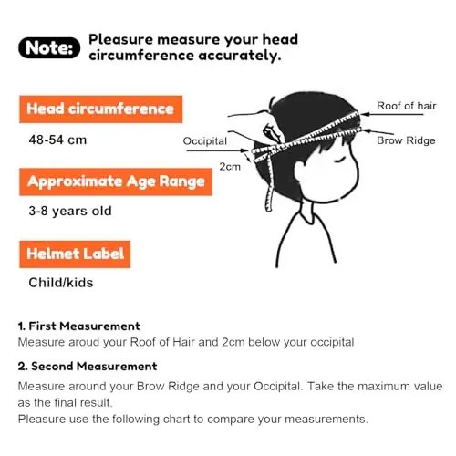 Besttravel Kids Helmet, Toddler Adjustable Kids Ages 3-8 Years Old Boys Girls Multi-Sports Safety - 6