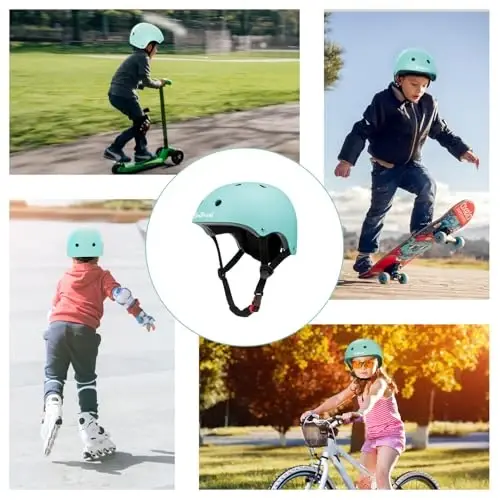 Besttravel Kids Helmet, Toddler Adjustable Kids Ages 3-8 Years Old Boys Girls Multi-Sports Safety - 2