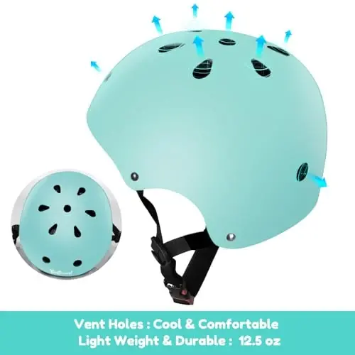 Besttravel Kids Helmet, Toddler Adjustable Kids Ages 3-8 Years Old Boys Girls Multi-Sports Safety - 4