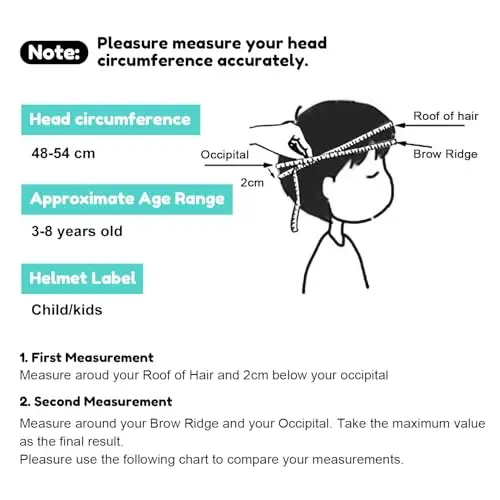 Besttravel Kids Helmet, Toddler Adjustable Kids Ages 3-8 Years Old Boys Girls Multi-Sports Safety - 6