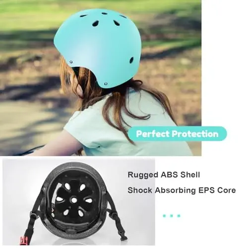 Besttravel Kids Helmet, Toddler Adjustable Kids Ages 3-8 Years Old Boys Girls Multi-Sports Safety - 3
