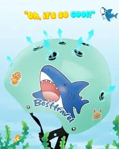 Besttravel Kids dubulg'asi, chaqaloqlar uchun sozlanishi mumkin bo'lgan 3-8 yoshdagi o'g'il bolalar uchun ko'p sport xavfsizligi - 4