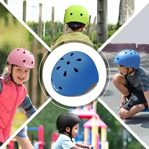 Besttravel Kids dubulg'asi, yosh bolalar uchun sozlanishi 3-8 yoshdagi o'g'il qizlar uchun ko'p sportli xavfsizlik - 3