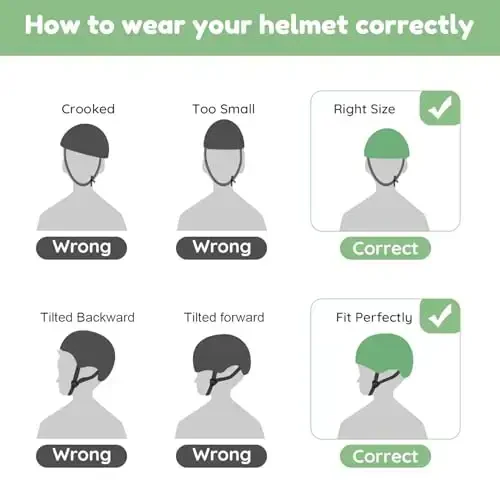 Besttravel Kids Helmet, Toddler Adjustable Kids Ages 3-8 Years Old Boys Girls Multi-Sports Safety - 7