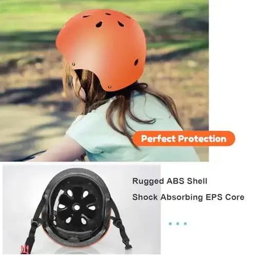 Besttravel Kids Helmet, Toddler Adjustable Kids Ages 3-8 Years Old Boys Girls Multi-Sports Safety - 3