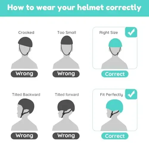 Besttravel Kids Helmet, Toddler Adjustable Kids Ages 3-8 Years Old Boys Girls Multi-Sports Safety - 7