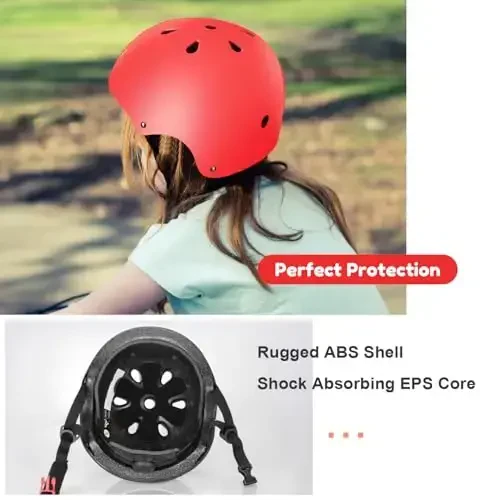 Besttravel Kids Helmet, Toddler Adjustable Kids Ages 3-8 Years Old Boys Girls Multi-Sports Safety - 3