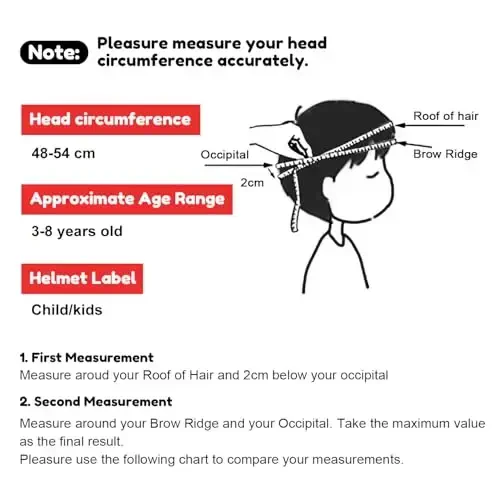 Besttravel Kids Helmet, Toddler Adjustable Kids Ages 3-8 Years Old Boys Girls Multi-Sports Safety - 6