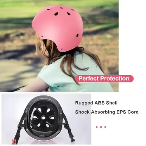 Besttravel Kids Helmet, Toddler Adjustable Kids Ages 3-8 Years Old Boys Girls Multi-Sports Safety - 6