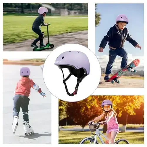 Besttravel Kids Helmet, Toddler Adjustable Kids Ages 3-8 Years Old Boys Girls Multi-Sports Safety - BESTTRAVEL (1)