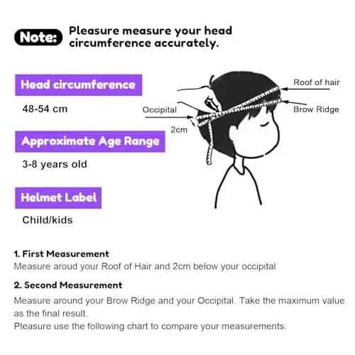 Besttravel Kids Helmet, Toddler Adjustable Kids Ages 3-8 Years Old Boys Girls Multi-Sports Safety - 6