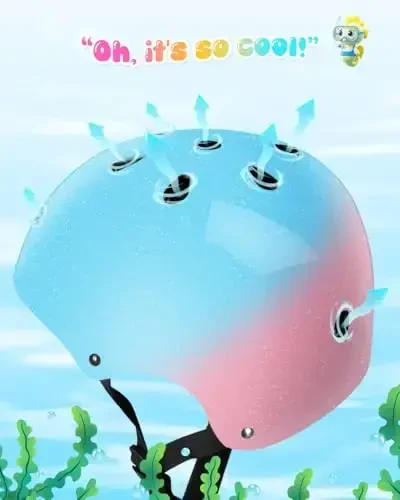 Besttravel Kids Helmet, Toddler Adjustable Kids Ages 3-8 Years Old Boys Girls Multi-Sports Safety - 4