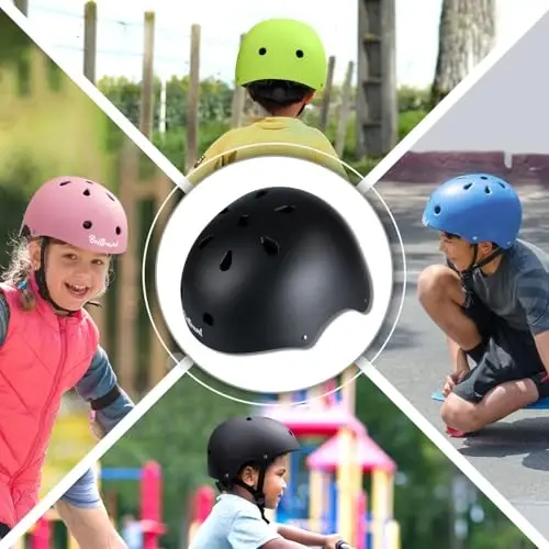 Besttravel Kids Helmet, Toddler Adjustable Kids Ages 3-8 Years Old Boys Girls Multi-Sports Safety - 3
